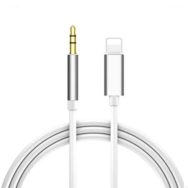För iPhone Aux-sladd Aux-kabel för bil Apple till 3,5 mm Aux-kabel - 1m