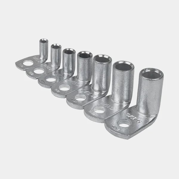 Kulmaliittimet Skyllermarks, 90°, tinattua kuparia, sopii 16 mm² kaapeleille, M6, 1-pack