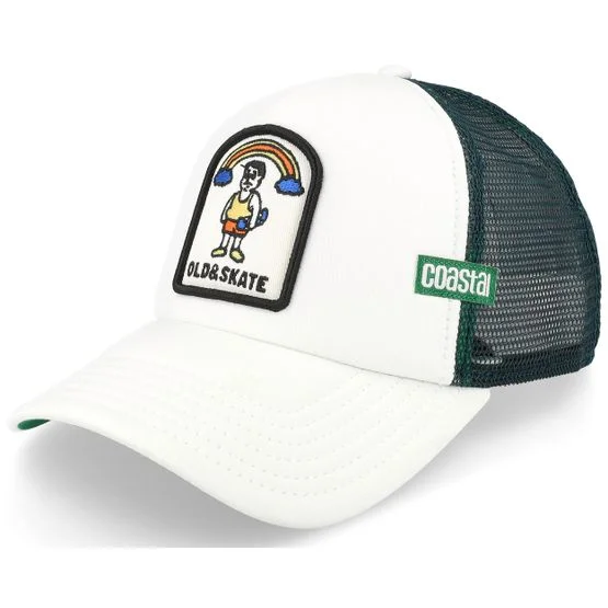 Coastal - White trucker Czapka Z Daszkiem - Old & Skate White/Navy Trucker @ Hatstore