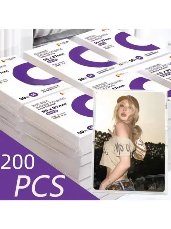 AliExpress - 500-1PCS HD Transparent Kpop Idol Karte Schutzhülle Karten Spiel Poker Wasserdichte Schutz Spiel Bord Fotos Halter ärmeln