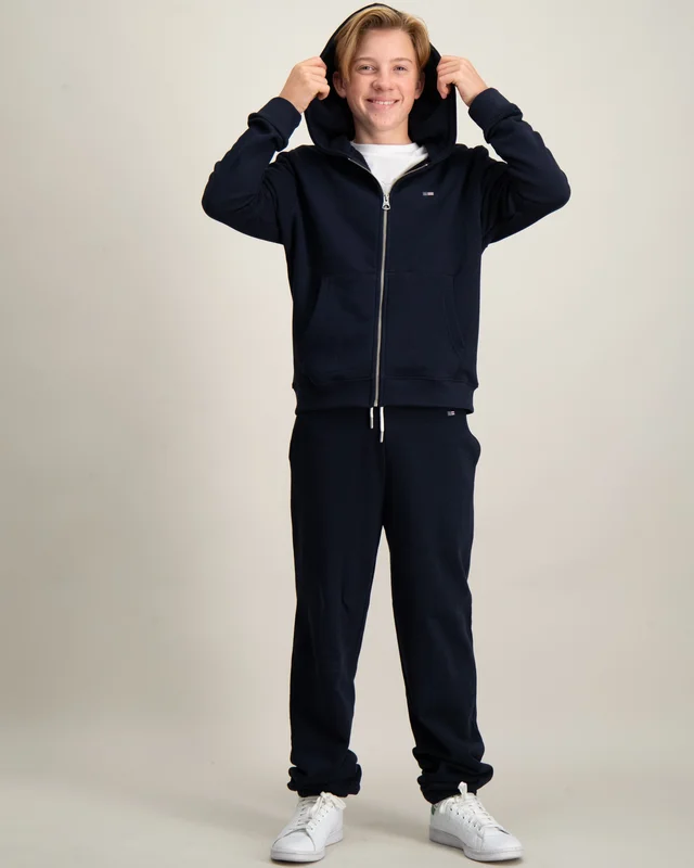 Lexington Brian Organic Cotton Logo Sweatpants Blå Bukser Dreng - Kids Brand Store