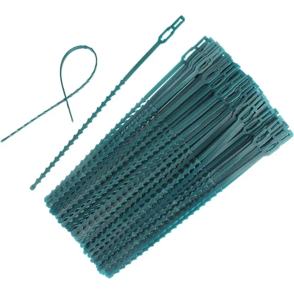 /EA/100 stk. Justerbare Haveplante Twist Ties, Plast Twist Ties til at Støtte og Fiksere Klatreplanter