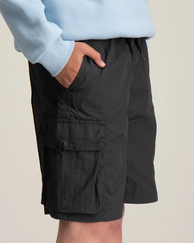 LMTD NLMFIT CARGO SHORTS Szary Szorty Chłopiec - Kids Brand Store
