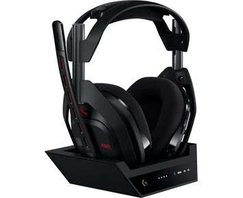 Logitech Astro A50 LIGHTSPEED Wireless Gaming Headset - ASTRO A50 - Trådlöst gamingheadset med basstation