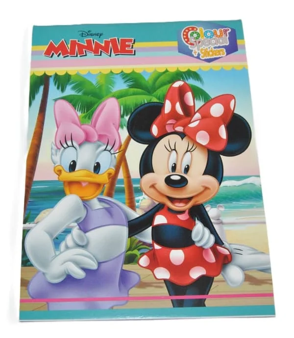 Disney Minnie malebog med klistermærker