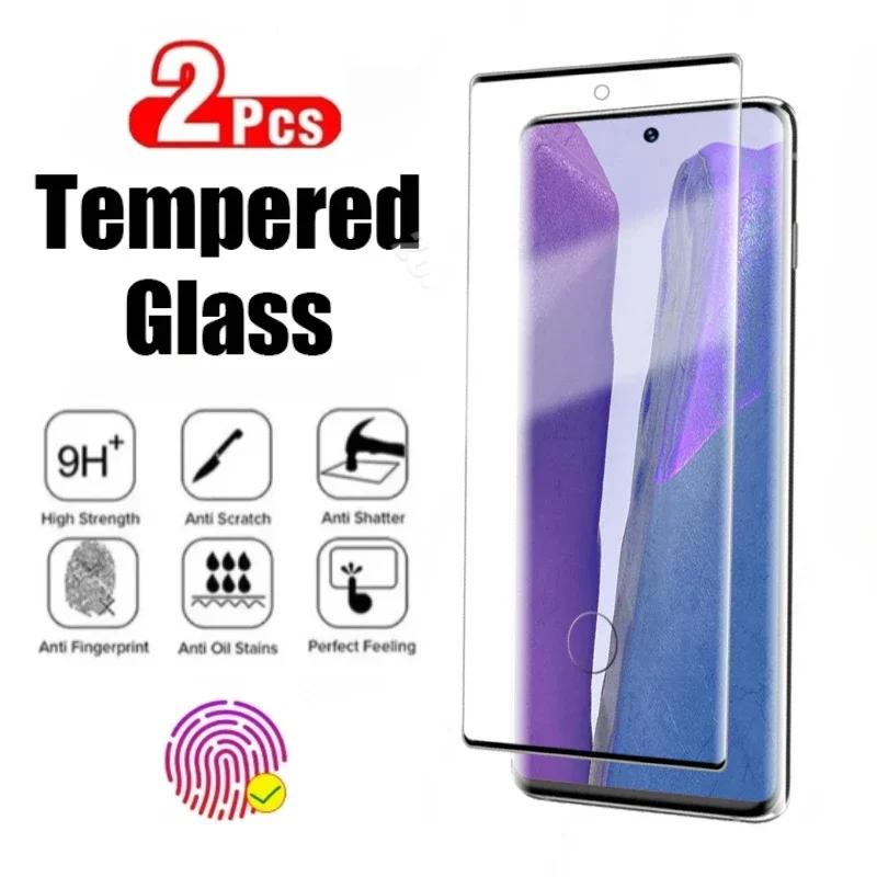 AliExpress - Protecteur d'Écran en Verre Incurvé pour Samsung Galaxy, S21, S22, S23, S24 Ultra, S20 Plus, Note 20, 10, 9 Plus, S10, S9, S8, 2 Pièces