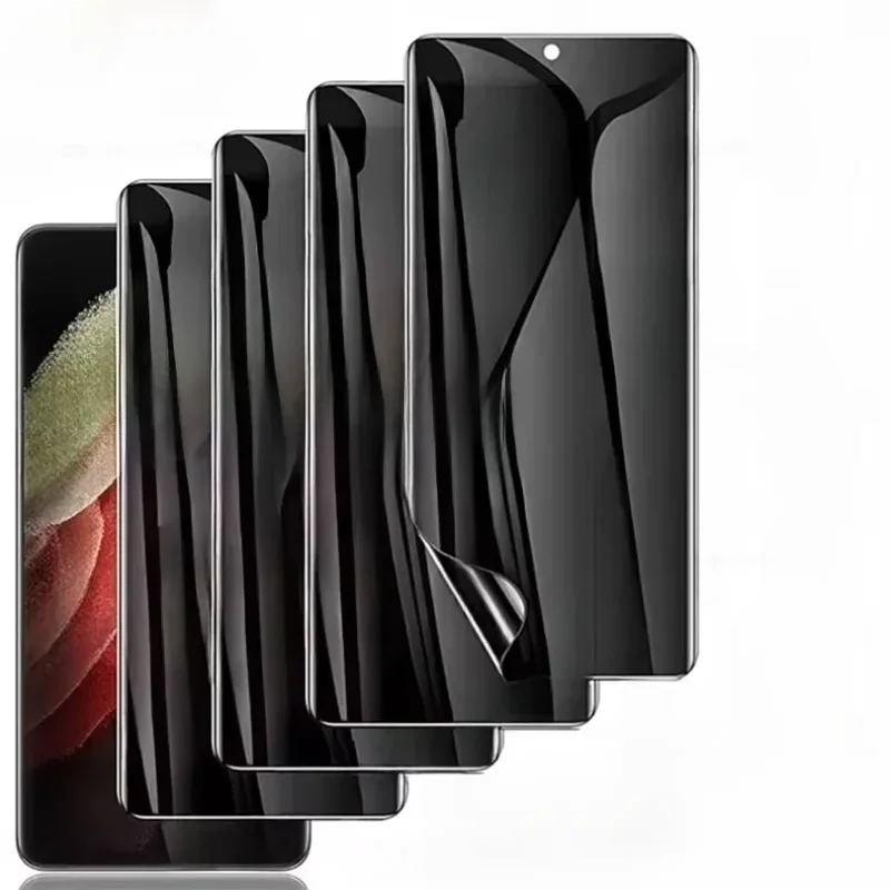 AliExpress - Film Hydrogel Anti-espion, 4 pièces, pour Samsung S25 S23 S22 S24 Ultra S20 FE Galaxy Note 20 10 S8 S9 S10 Plus, protecteur d'écran de 
