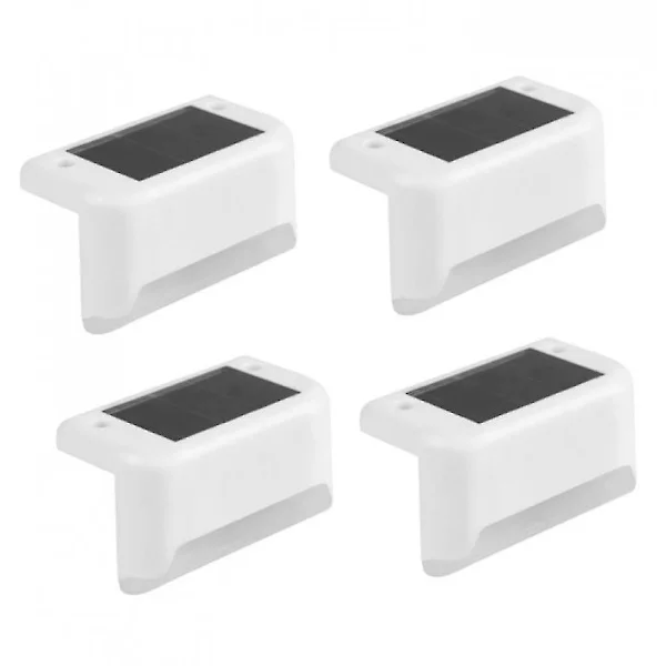 4-pack Solcellsbelysning för trappor, Vattentät LED Solcellsbelysning för Trappräcke
