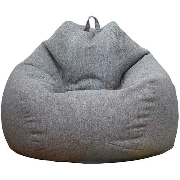 39,4'' x 47,2'' Stor Sækkestol Fodskammel Sofa Betræk Høj Gamer Indendørs Lazy Sækkestol (Uden Fyld)
