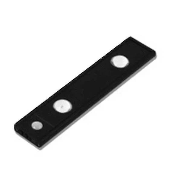 Ultrathin kroppssensor LED-list USB oppladbar magnetisk for skap Svart 30cm