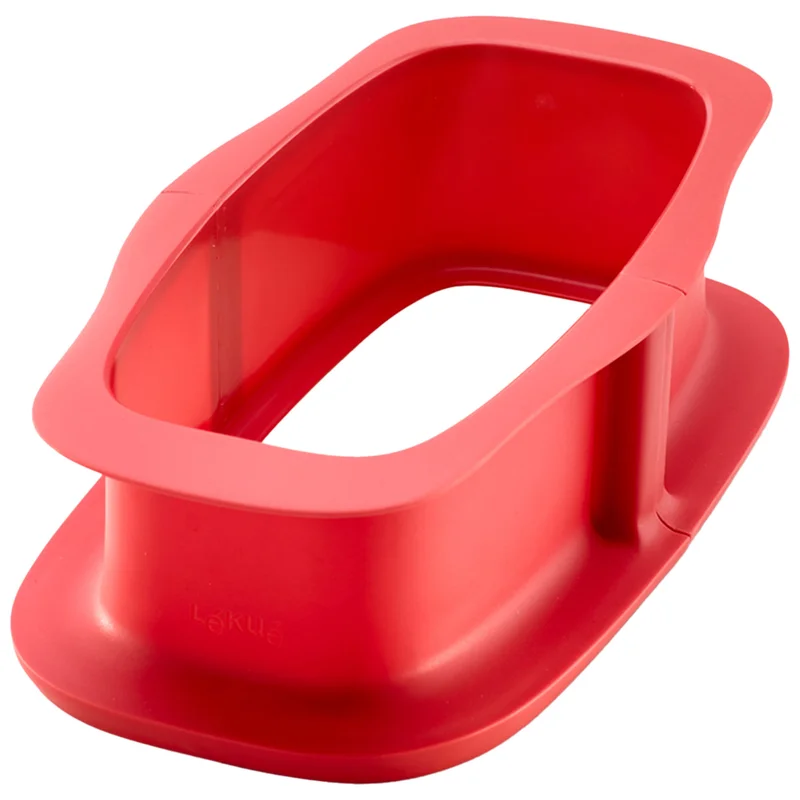 Lékué Springform med tallrik 24 cm, röd | Bakning > Springformar > Springform | Bagaren och Kocken