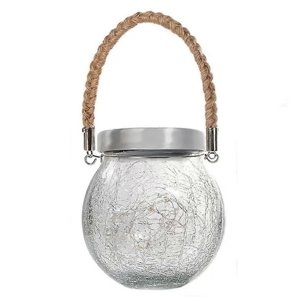 Solcelle utendørslys, solcelledrevne lykter, hengende dekorative vanntette lykter for hagegangdekor