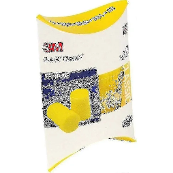 3M Classic Yellow -korvatulpat, 50 paria, SNR 28 dB, melua vaimentavat E