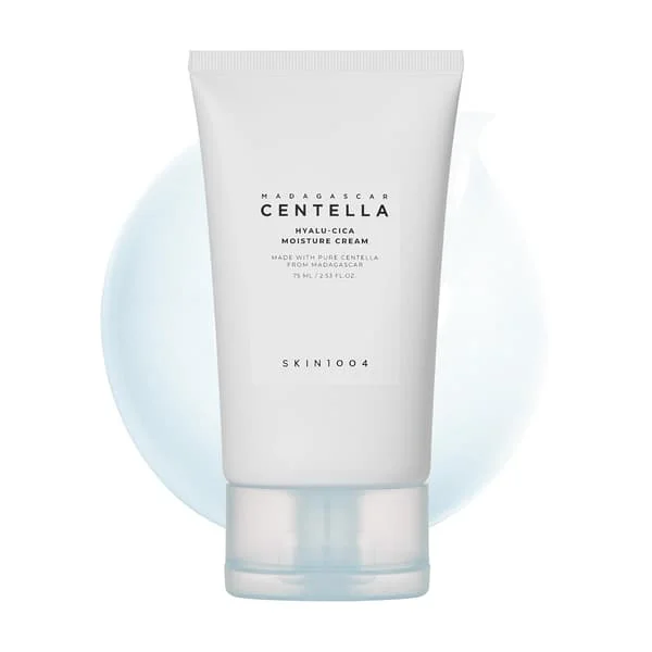 1004 Hyalu-Cica fugtighedscreme, ansigtsfugtighedscreme med hyaluronsyre, Centella creme til dyb hydrering, let nærende gel fugtighedscreme til