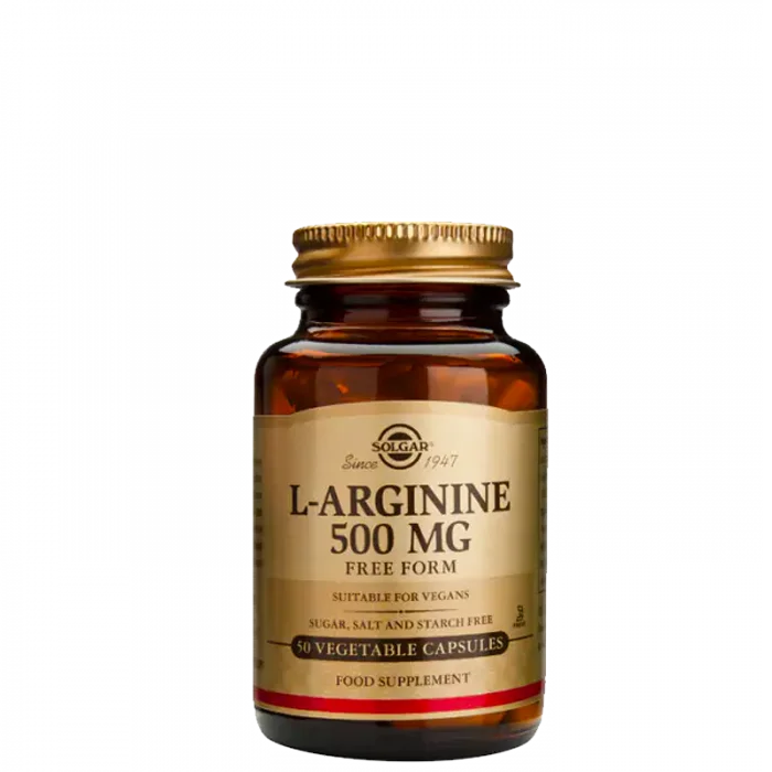 Solgar L-arginine 500mg 50 kapslar