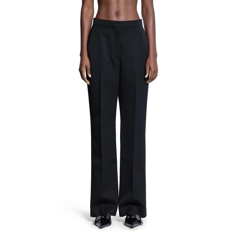 Tailored Cigarette Pants In Wool