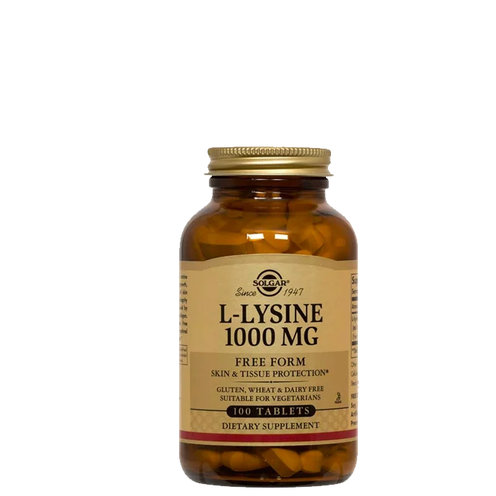 Solgar L-lysine 1000 mg 100 tabletter