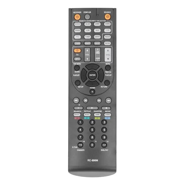 RC‐896M Fjärrkontroll Ersättning för Onkyo Effektförstärkare AV-Receiver RC‐737M RC‐801M RC‐836M