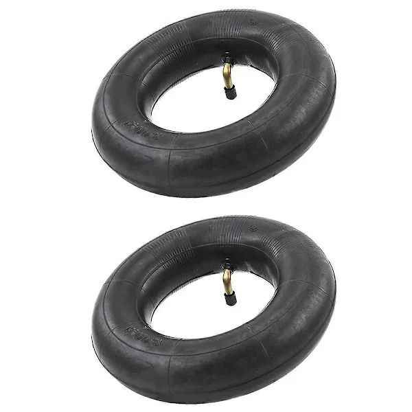 Pakke med 2 inderrør med TR87-ventil, kompatibel med trillebør, sækkevogn, trækvogn 3.00-4, 10X3, 260X85 Sort-WELLNGS