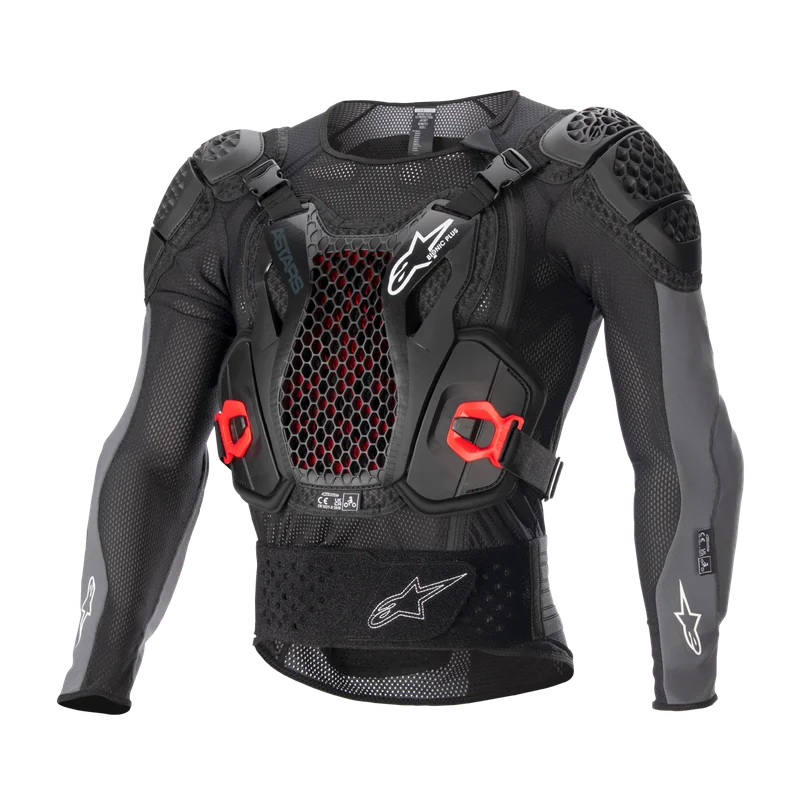 Geacă De Protecție Alpinestars Bionic Plus V2 Negru/Antracit/Roșu S