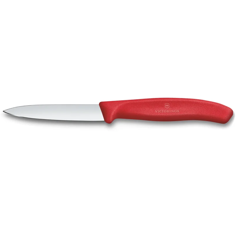 Victorinox Swiss Classic spetsig skalkniv 8 cm, röd | Matlagning > Köksknivar > Skalknivar | Bagaren och Kocken
