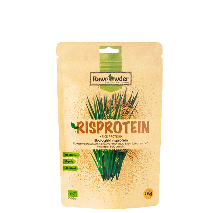 Rawpowder Økologisk risprotein 250 g