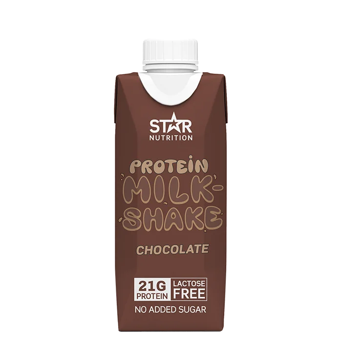 Proteindrikke Star Nutrition Protein Milkshake 250 ml, Chocolate - Bodyman.dk