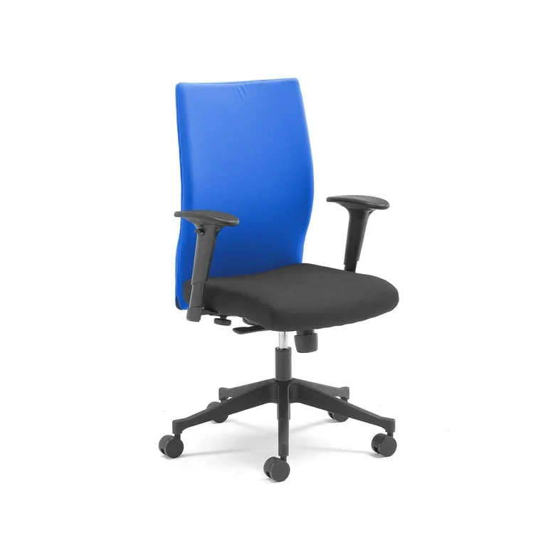 Modern office chair MILTON, blue back