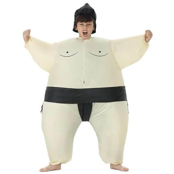Inflatable Costume for Adults and Children Sumo Wrestler Inflatable Costume Blow Up Sumo Suit Halloween Costume Cosplay Party