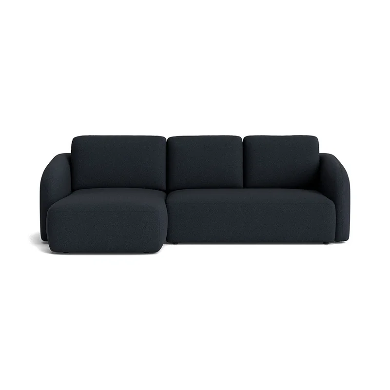 Savona chaiselong sovesofa, venstrevendt | opbevaring - Loop Mørkeblå - 270x154x94 - Sofa, sovesofa, chaiselong