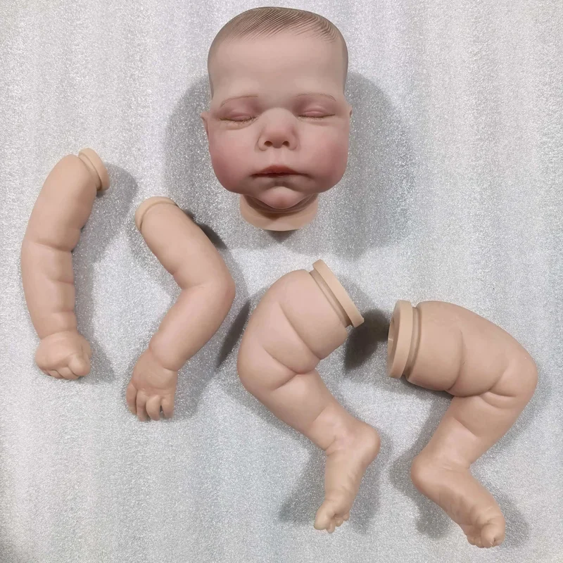 AliExpress - NPK 19 pouces déjà peint Kits fini Reborn poupée taille Marley très réaliste bébé poupée avec de nombreuses détails veines