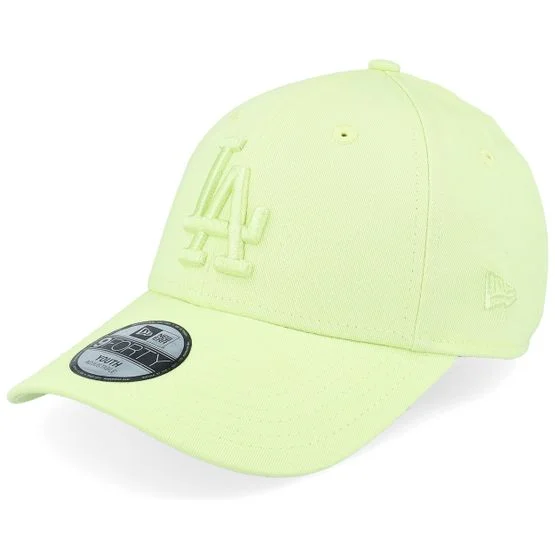 New Era - Verde adjustable Gorra - Los Angeles Dodgers League Essential 9FORTY Neon Light Green Adjustable @ Hatstore