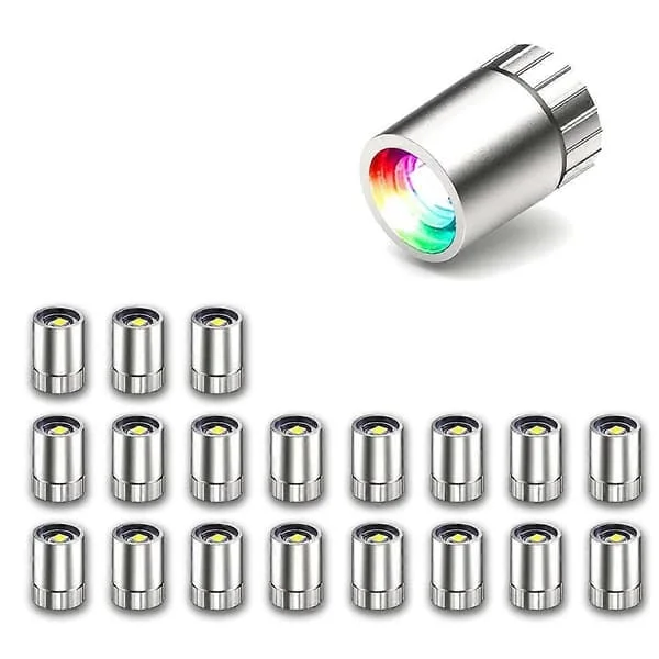 20 st Miniatyr LED-lampor, Små lampor för hantverk, Miniatyrlampor batteridrivna, Lampor (Flerfärgad växling)