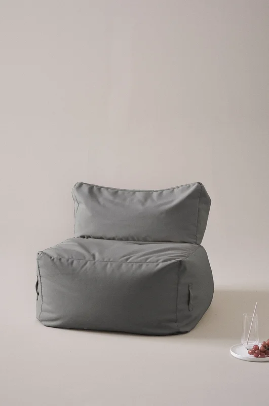 Jotex - Loungefåtölj Polystyren - Polyester - Akryl Grå IBIZA - Köp Loungestolar hos Jotex
