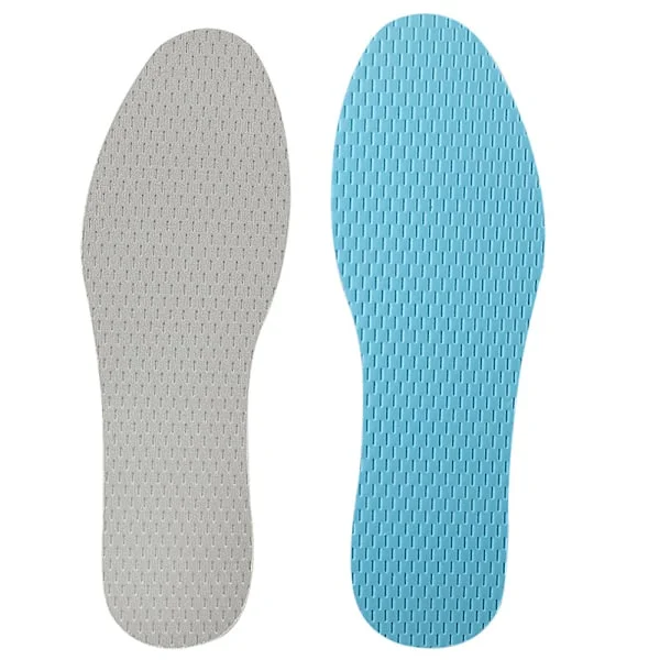 Skosulor Grå Storlek 39-40 - Sommar Latex Innersulor för Andningsförmåga och Komfort, Passar Sport-, Läder- och Casualskor C