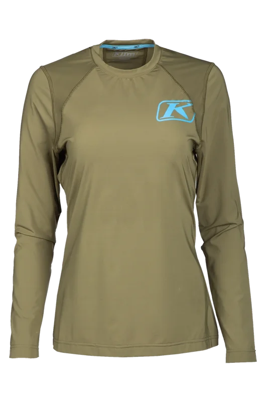 Klim Solstice -1.0 Long Sleeve Base Layer Jersey Women Burnt Olive S