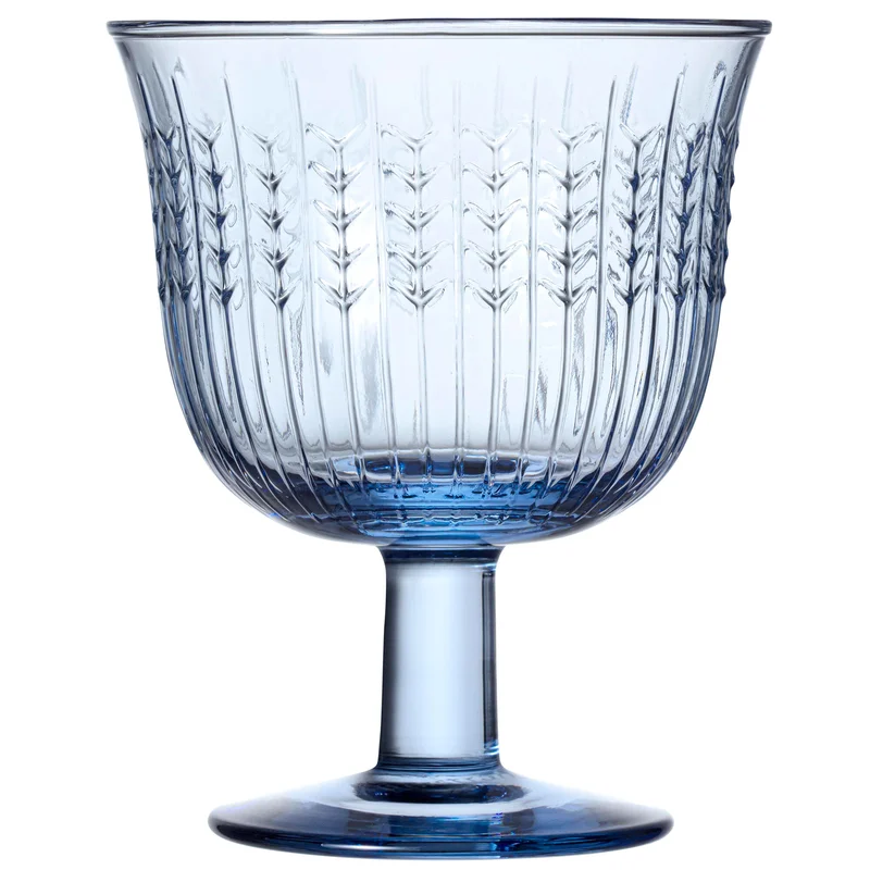 Rörstrand Swedish Grace Glas på fot 25 cl 2-pack, blå | Dukning & Servering > Glas > Ölglas | Bagaren och Kocken