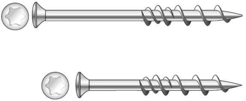 Dewalt DFM4230070 Skrue WallDog, pakke med 100 børn, FZB TX25, 6,5 x 70 mm, forsænket, Befæstelse