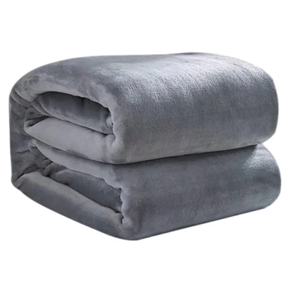 Solid Myk Stue Soverom Klimaanlegg Sengeteppe Sofa Sengeteppe Solid Varm Farge Knebøyle