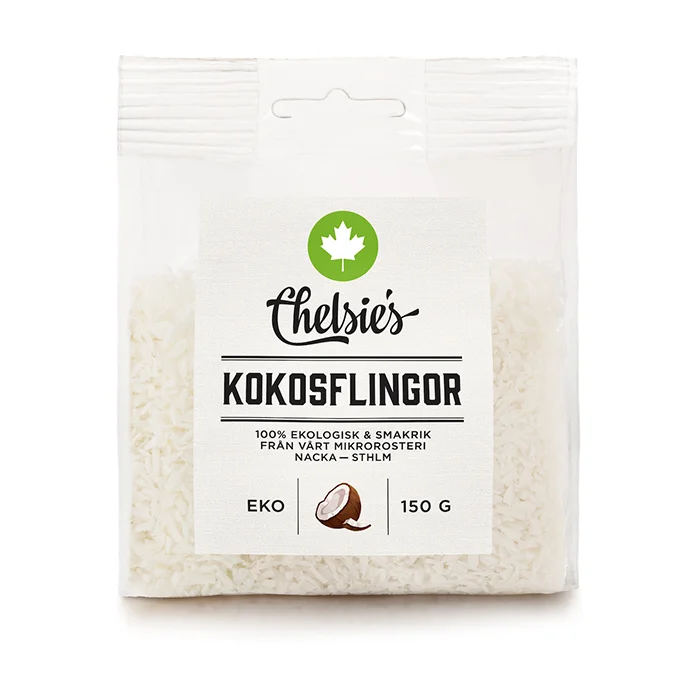 Chelsie s Organic Gourmet Prod Kokosflingor 150g