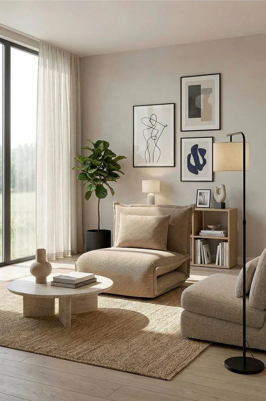 Homeroom Collection - Joni sovesofa - Beige - Sovesofaer - Fra Homeroom