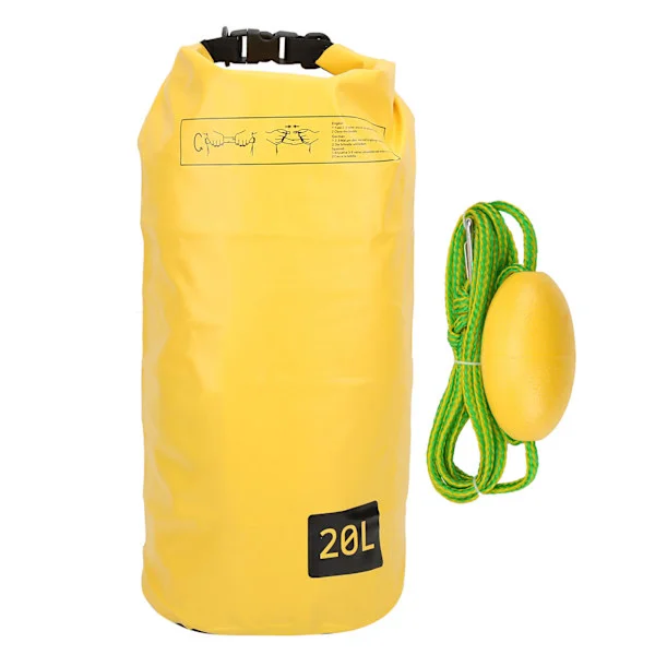 PVC Waterproof Sand Anchor Bag 20L Dry Bag Dock Line for Kayak Small Boats