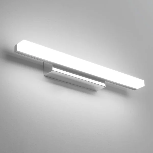 12W 40cm LED-kylpyhuoneen peilivalaisin, IP44 Moderni kylpyhuoneen peilivalaisin, Kylpyhuoneen seinävalaisin, 110-240V, 600 lumenia, Viileä valkoinen 