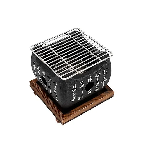 Japansk BBQ Grill Kolgrill Grillar Aluminiumlegering Inomhus Utomhus BBQ Grillpan Grill S (FMY)