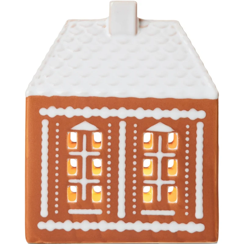 Kähler Gingerbread lyshus, medium - Brun | KitchenOne