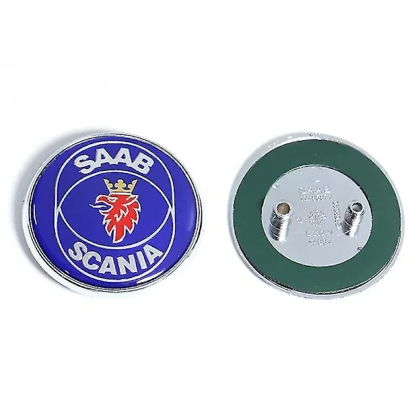 68mm 2 3 Stifts Saab Bil Främre Motorhuv Emble Baklucka Stötfångare Märke För Saab 9 3 9 5 9-3 9-5 Saab Emble Dekal Tillbehör Yalo