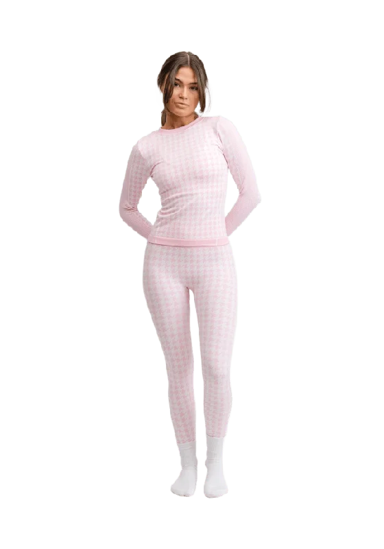 Drop of Mindfulness Seamless Base Layer Tights Underdelar Dam Rosa S