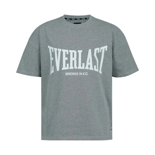 Everlast Herr Bronx Grafisk Oversized T-Shirt L Charcoal
