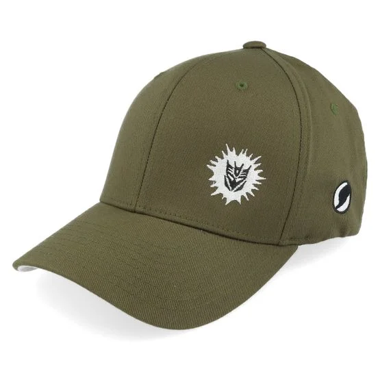 Transformers - Verde flexfit Cappellino - Splash Shield Decepticons Olive Stretch Fit @ Hatstore