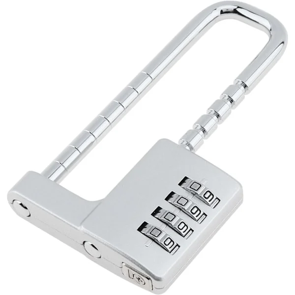 [RM] Digital Combination Padlock, Long Shackle and Adjustable Shackle Padlock, Cabinet Lock for School, Gym and Sports Lockers, Toolbox, Fe